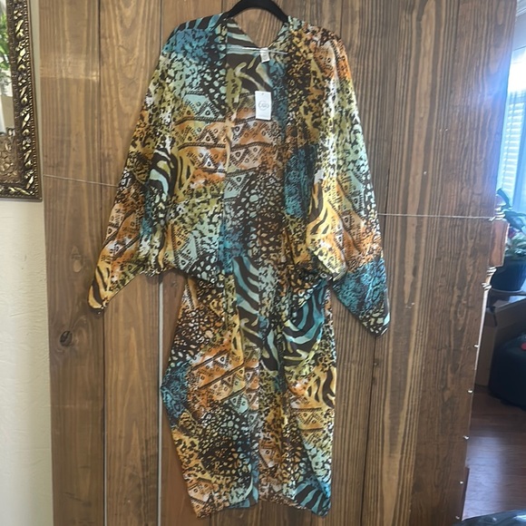 Cato Tops - Cato Women’s One Size KIMONO Long Lightweight